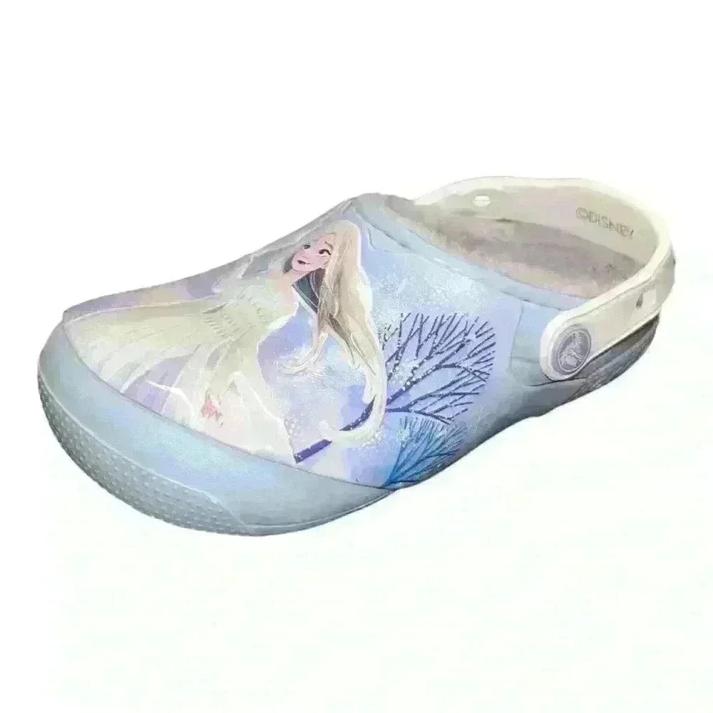 Crocs Fun Lab Little Kids Fur-Lined Disney Frozen II Clog - Size C12